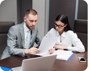 sr. attorney mentoring jr. attorney on collection practices